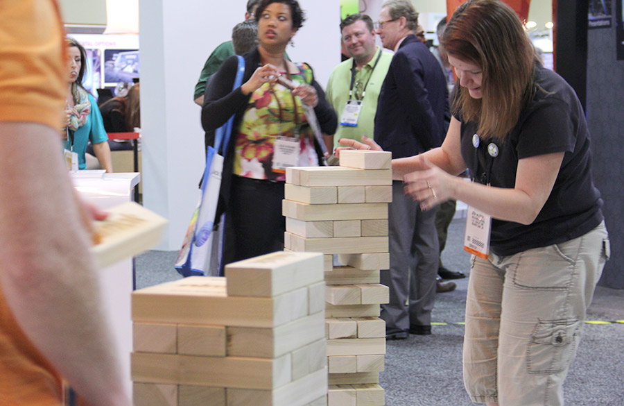 fun booth game for a trade show